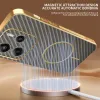 Phonesta Luxury Carbon Fiber Back Cover hoesje met MagSafe voor Xiaomi Redmi Note 14 5G - Bruin 1
