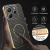 Phonesta Luxury Carbon Fiber Back Cover hoesje met MagSafe voor Xiaomi Redmi Note 14 5G - Zwart 6