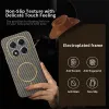 Phonesta Luxury Carbon Fiber Back Cover hoesje met MagSafe voor Xiaomi Redmi Note 14 Pro 5G / Xiaomi Poco X7 - Bruin 3