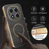 Phonesta Luxury Carbon Fiber Back Cover hoesje met MagSafe voor Xiaomi Redmi Note 14 Pro 5G / Xiaomi Poco X7 - Zwart 6