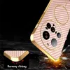 Phonesta Luxury Carbon Fiber Back Cover hoesje met MagSafe voor Xiaomi 15 Ultra - Roze 7