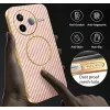 Phonesta Luxury Carbon Fiber Back Cover hoesje met MagSafe voor Xiaomi Poco F7 Pro - Roze 7