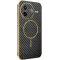 Phonesta Luxury Carbon Fiber Back Cover hoesje met MagSafe voor Xiaomi Poco F7 Pro - Zwart