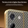 Phonesta Luxury Carbon Fiber Back Cover hoesje met MagSafe voor Xiaomi Poco M7 Pro - Bruin 5