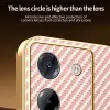 Phonesta Luxury Carbon Fiber Back Cover hoesje met MagSafe voor Xiaomi Poco M7 Pro - Roze 5