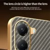 Phonesta Luxury Carbon Fiber Back Cover hoesje met MagSafe voor Xiaomi Poco X7 Pro - Bruin 5