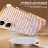 Phonesta Luxury Carbon Fiber Back Cover hoesje met MagSafe voor Xiaomi Poco X7 Pro - Roze 1