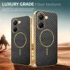 Phonesta Luxury Carbon Fiber Back Cover hoesje met MagSafe voor Xiaomi Poco X7 Pro - Zwart 4