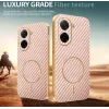 Phonesta Luxury Carbon Fiber Back Cover hoesje met MagSafe voor Xiaomi Redmi A5 171.7mm - Roze 3