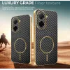 Phonesta Luxury Carbon Fiber Back Cover hoesje met MagSafe voor Xiaomi Redmi A5 171.7mm - Zwart 3