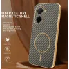 Phonesta Luxury Carbon Fiber Back Cover hoesje met MagSafe voor Xiaomi Redmi A5 173.4mm - Bruin 1