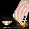 Phonesta Luxury Carbon Fiber Back Cover hoesje met MagSafe voor Samsung Galaxy A16 - Roze 6