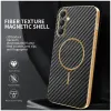 Phonesta Luxury Carbon Fiber Back Cover hoesje met MagSafe voor Samsung Galaxy A16 - Zwart 1