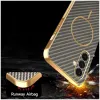 Phonesta Luxury Carbon Fiber Back Cover hoesje met MagSafe voor Samsung Galaxy A36 - Bruin 6