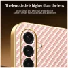 Phonesta Luxury Carbon Fiber Back Cover hoesje met MagSafe voor Samsung Galaxy A36 - Roze 7