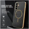 Phonesta Luxury Carbon Fiber Back Cover hoesje met MagSafe voor Samsung Galaxy A56 - Zwart 1