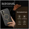 Phonesta Luxury Carbon Fiber Back Cover hoesje met MagSafe voor Samsung Galaxy A56 - Zwart 2