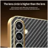 Phonesta Luxury Carbon Fiber Back Cover hoesje met MagSafe voor Samsung Galaxy S24 FE - Zwart 7