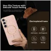 Phonesta Luxury Carbon Fiber Back Cover hoesje met MagSafe voor Samsung Galaxy S25 Plus/S24 Plus - Roze 2