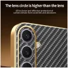 Phonesta Luxury Carbon Fiber Back Cover hoesje met MagSafe voor Samsung Galaxy S25 Plus/S24 Plus - Zwart 7