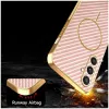 Phonesta Luxury Carbon Fiber Back Cover hoesje met MagSafe voor Samsung Galaxy S25/S24 - Roze 6