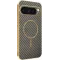 Phonesta Luxury Carbon Fiber Back Cover hoesje met MagSafe voor Google Pixel 9 Pro - Bruin