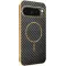Phonesta Luxury Carbon Fiber Back Cover hoesje met MagSafe voor Google Pixel 9 Pro - Zwart