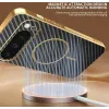 Phonesta Luxury Carbon Fiber Back Cover hoesje met MagSafe voor Google Pixel 9 Pro - Zwart 6