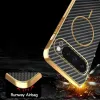 Phonesta Luxury Carbon Fiber Back Cover hoesje met MagSafe voor Google Pixel 9 Pro - Zwart 8