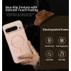 Phonesta Luxury Carbon Fiber Back Cover hoesje met MagSafe voor Google Pixel 9 Pro XL - Roze 2