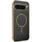Phonesta Luxury Carbon Fiber Back Cover hoesje met MagSafe voor Google Pixel 9 Pro XL - Zwart