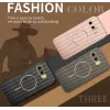 Phonesta Luxury Carbon Fiber Back Cover hoesje met MagSafe voor Google Pixel 9a - Bruin 4