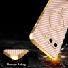 Phonesta Luxury Carbon Fiber Back Cover hoesje met MagSafe voor Google Pixel 9a - Roze 8