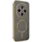 Phonesta Luxury Carbon Fiber Back Cover hoesje met MagSafe voor Xiaomi Redmi 14C / Xiaomi Poco C75 - Bruin