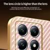 Phonesta Luxury Carbon Fiber Back Cover hoesje met MagSafe voor Xiaomi 15T - Roze 4