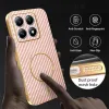 Phonesta Luxury Carbon Fiber Back Cover hoesje met MagSafe voor Xiaomi 15T - Roze 6
