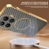 Phonesta Luxury Carbon Fiber Back Cover hoesje met MagSafe voor Xiaomi 15T Pro - Bruin 5