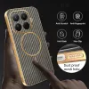 Phonesta Luxury Carbon Fiber Back Cover hoesje met MagSafe voor Xiaomi 15T Pro - Bruin 6