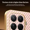 Phonesta Luxury Carbon Fiber Back Cover hoesje met MagSafe voor Xiaomi 15T Pro - Roze 4