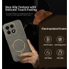 Phonesta Luxury Carbon Fiber Back Cover hoesje met MagSafe voor OnePlus 15 - Bruin 2