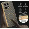 Phonesta Luxury Carbon Fiber Back Cover hoesje met MagSafe voor OnePlus 15 - Bruin 7