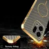 Phonesta Luxury Carbon Fiber Back Cover hoesje met MagSafe voor Oppo Find X9 - Bruin 8