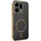 Phonesta Luxury Carbon Fiber Back Cover hoesje met MagSafe voor Oppo Find X9 - Zwart