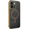 Phonesta Luxury Carbon Fiber Back Cover hoesje met MagSafe voor Oppo A6 Pro - Zwart