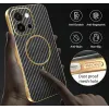 Phonesta Luxury Carbon Fiber Back Cover hoesje met MagSafe voor Oppo A6 Pro - Zwart 7