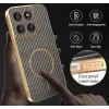 Phonesta Luxury Carbon Fiber Back Cover hoesje met MagSafe voor Motorola Edge 70 - Bruin 4