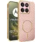 Phonesta Luxury Carbon Fiber Back Cover hoesje met MagSafe voor Motorola Edge 70 - Roze