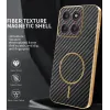 Phonesta Luxury Carbon Fiber Back Cover hoesje met MagSafe voor Motorola Edge 70 - Zwart 1