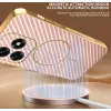 Phonesta Luxury Carbon Fiber Back Cover hoesje met MagSafe voor HONOR X5c Plus - Roze 5