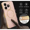 Phonesta Luxury Carbon Fiber Back Cover hoesje met MagSafe voor HONOR X5c Plus - Roze 6